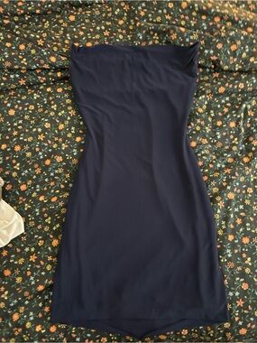 B Darlin Strapless Navy Bodycon Dress